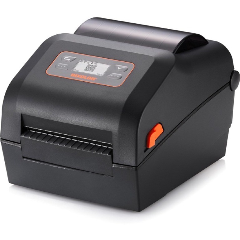 Bixolon XD5-43d Bureaublad, Fabriek, Logistiek, Detailhandel, Gezondheidszorg Thermische transfer printer - Monochroom - Labels - Fast Ethernet - USB - USB-host - Serieel - Bluetooth 5.0 - IEEE 802.11a/b/g/n Draadloos LAN - With Snij-inrichting - Zwart