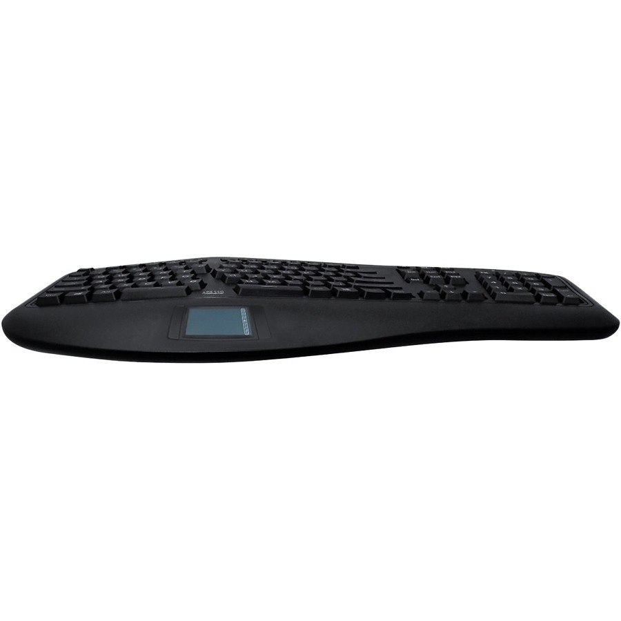 Adesso 2.4GHz Wireless Ergonomic Touchpad Keyboard