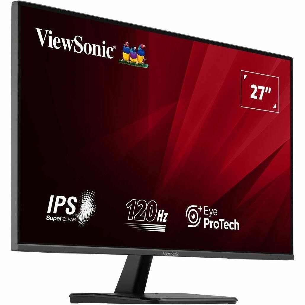 ViewSonic VA2756A-MHD 27 Inch IPS 1080p Monitor with 120Hz, Eye Care, HDMI, DisplayPort, and VGA Inputs for Home and Office