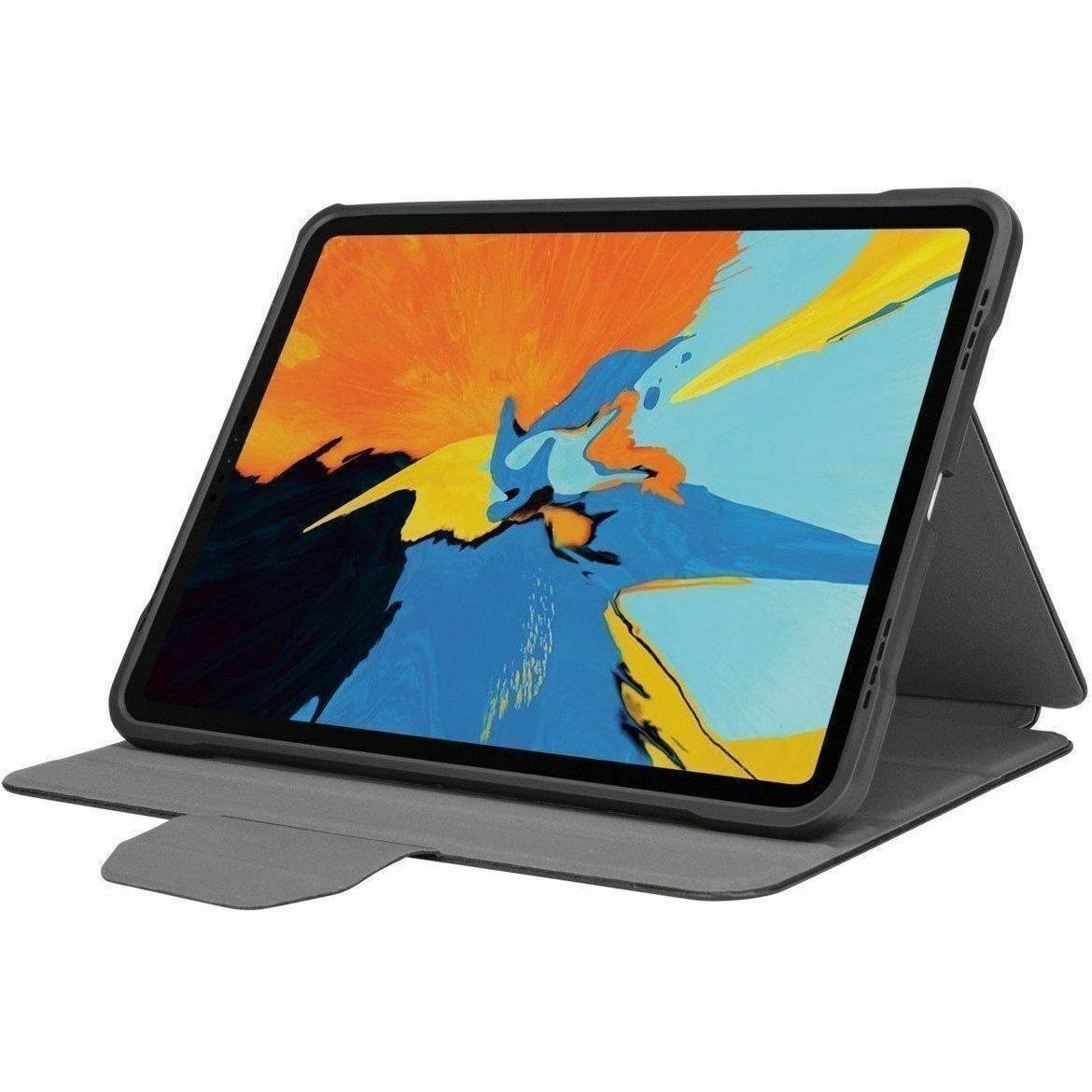 Targus Click-In THZ865GL Draagtas/-koffer (Flip) voor 27,7 cm (10,9") naar 27,9 cm (11") iPad Pro (4e generatie), iPad Pro (3e generatie), iPad Pro (2e generatie), iPad Air (5e generatie), iPad Air (4e generatie), iPad Pro Tablet-pc - Zwart