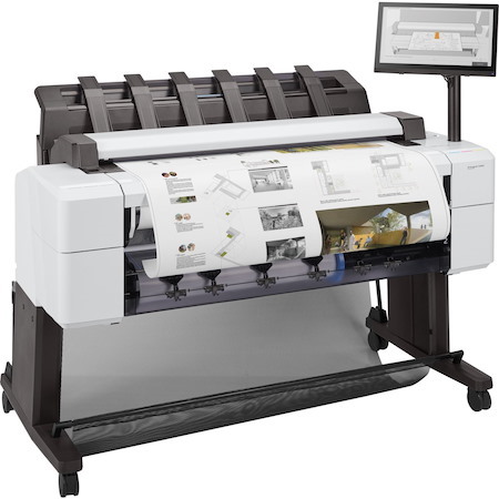 HP Designjet T2600dr PostScript Inkjet Large Format Printer - Includes Printer, Scanner, Copier - 914.40 mm (36") Print Width - Colour