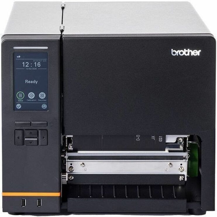 Brother TJ-6521TN Industrial, Transportation & Logistic Direct Thermal/Thermal Transfer Printer - Monochrome - Label Print - Fast Ethernet - USB - USB Host - Serial - Parallel - Bluetooth 4.2 - IEEE 802.11a/b/g/n Wireless LAN - UK - With Cutter