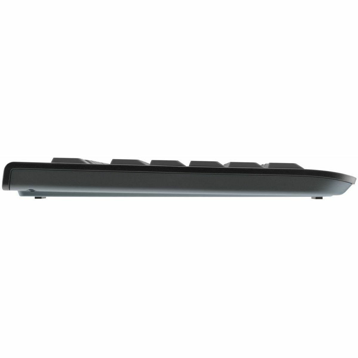 CHERRY KW 3000 Keyboard - Wireless Connectivity - USB 2.0 Type A Interface - Spanish - QWERTY Layout - Black