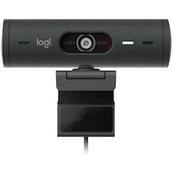 Logitech Brio 505 Full HD Webcam, TAA Compliant, Auto-Framing, Show Mode, Dual Noise Reduction Mics, Privacy Shutter