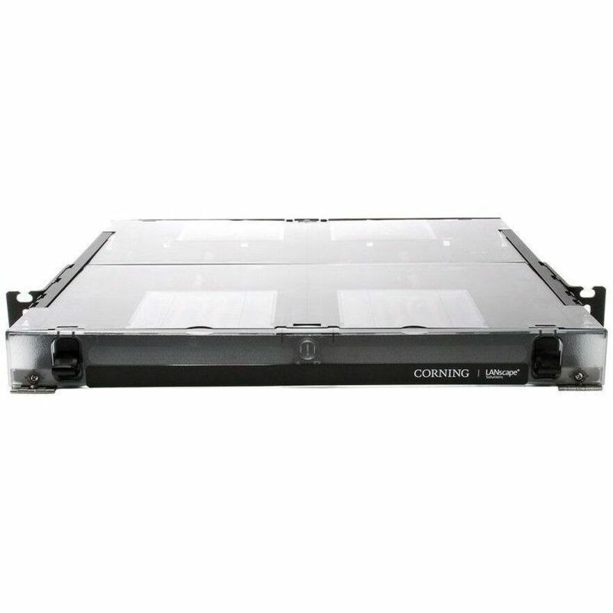 Corning Closet Connector Housing (CCH) One Rack Unit, Holds Two CCH Connector Panels
