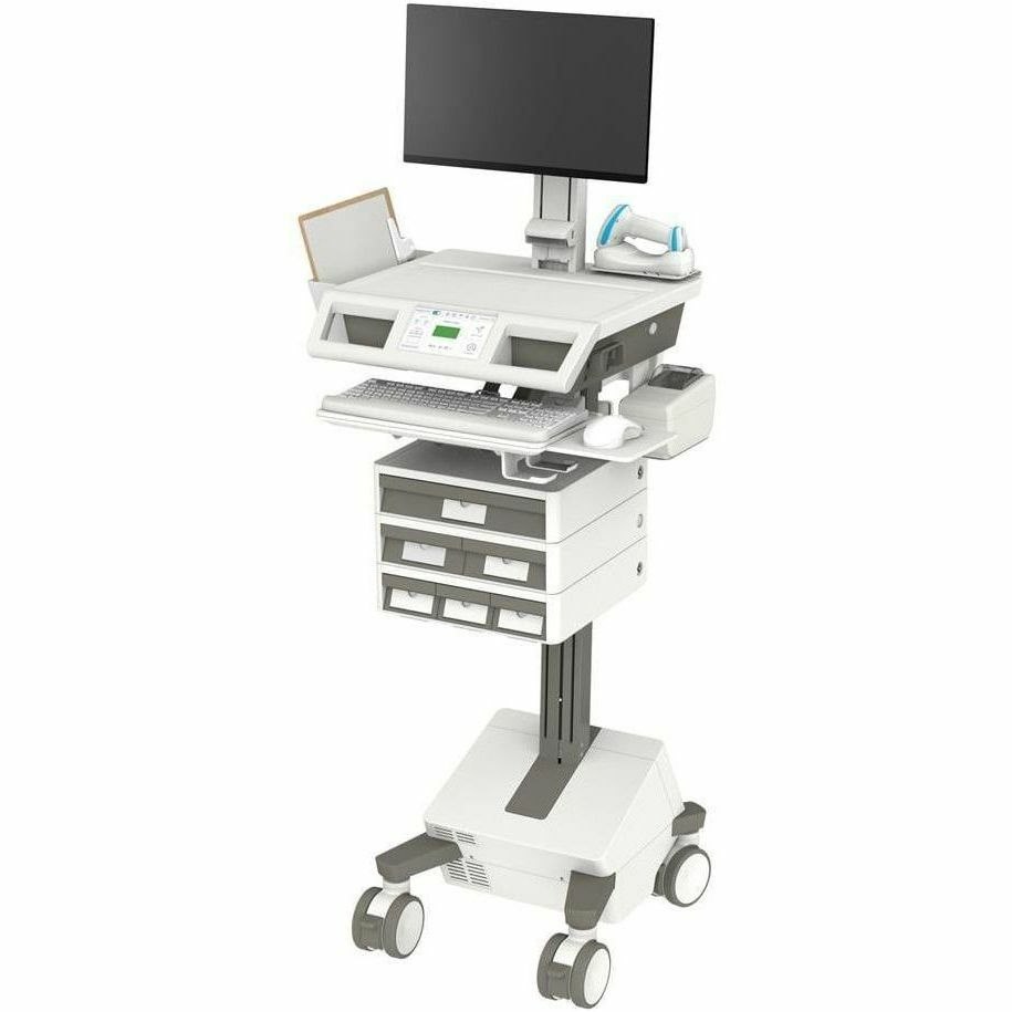 Ergotron Mosaic LCD Cart, AC Power, US/CA/MX Full-Featured Medical Cart