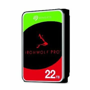 Seagate IronWolf Pro ST22000NT001 22 TB Hard Drive - 3.5" Internal - SATA (SATA/600) - Conventional Magnetic Recording (CMR) Method