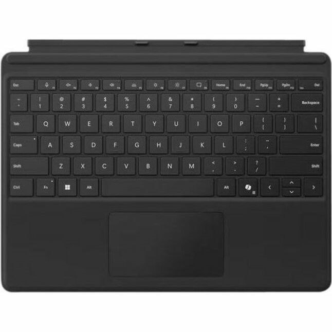 Microsoft Keyboard/Cover Case Microsoft Surface Pro 8, Surface Pro X Tablet - Canadian French Keyboard - Black