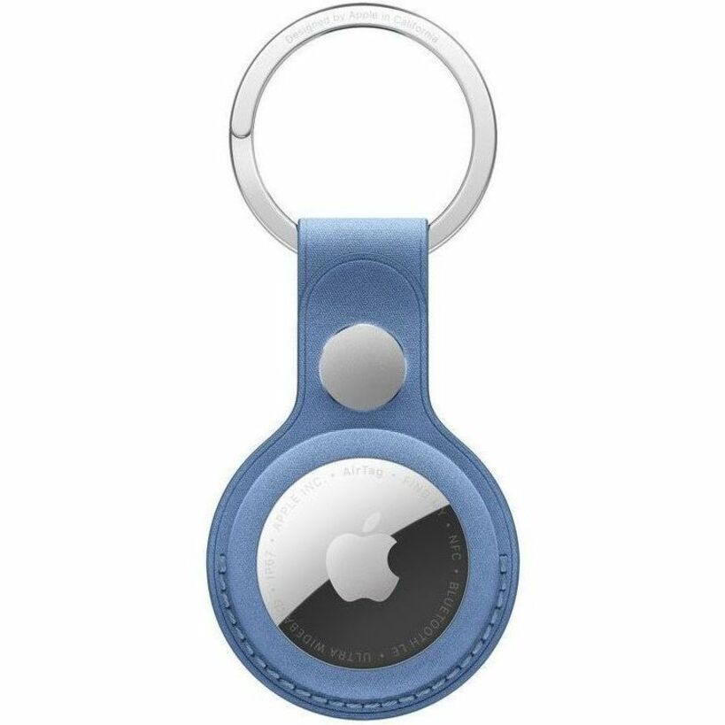 Apple AirTag FineWoven Key Ring - Wildflower Blue