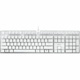 Adesso EasyTouch 680 Keyboard - Cable Connectivity - USB Type C Interface - LED - English (US) - White
