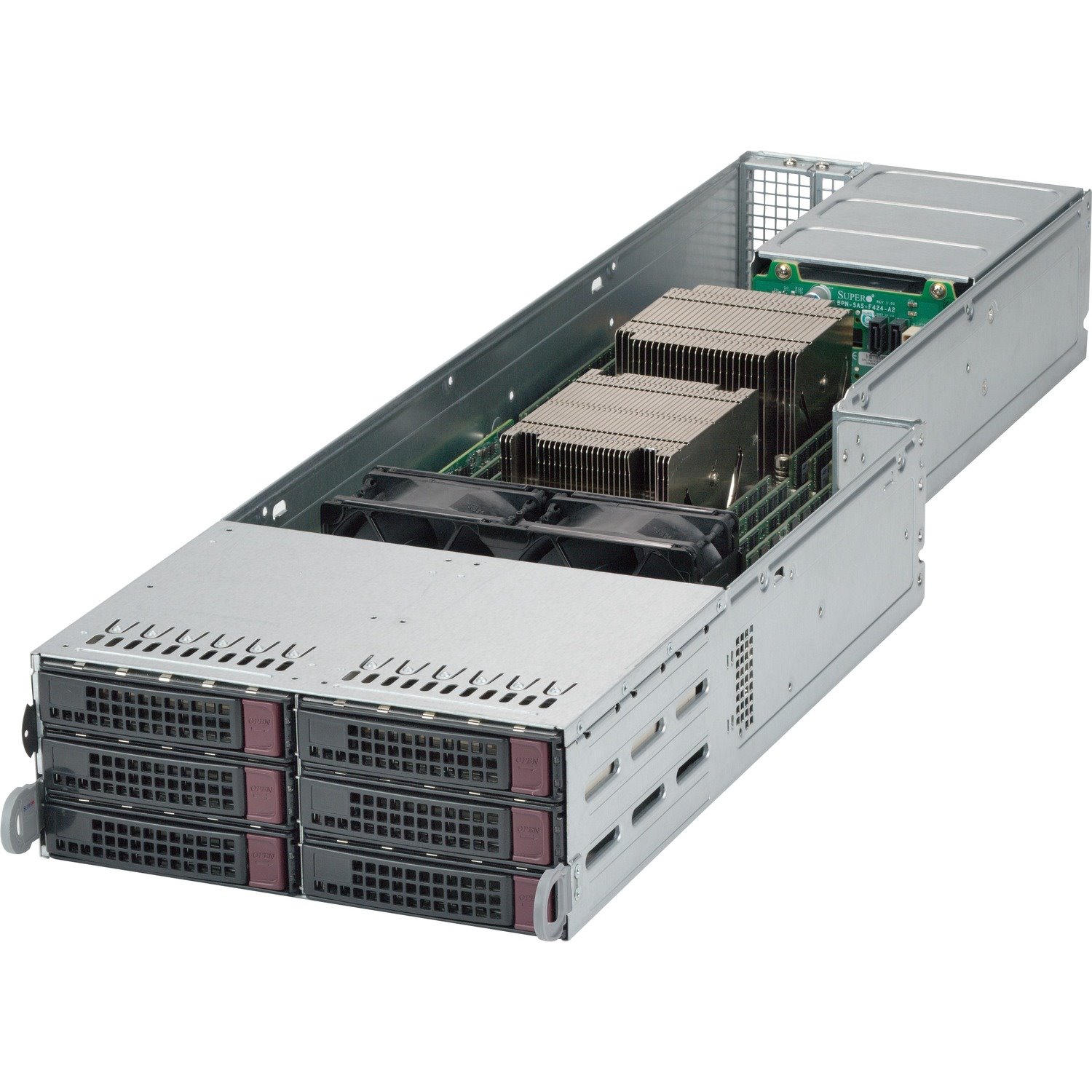 Supermicro SuperServer F628R3-R72B+ Server Barebone System - 4U Rack-mountable - Socket R3 LGA-2011 - 2 x Processor Support