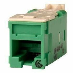 Ortronics Clarity High Density Jack (HDJ) CAT5E, T568A/B, Green