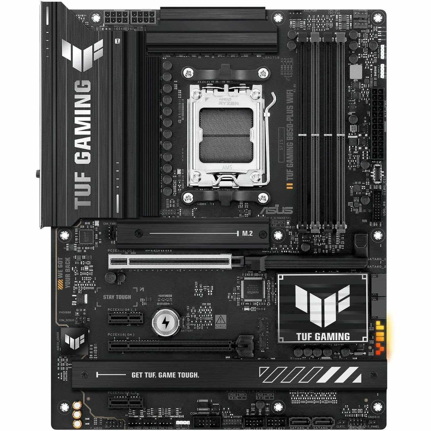 TUF GAMING B850-PLUS WIFI Gaming Desktop Motherboard - AMD B850 Chipset - Socket AM5 - ATX