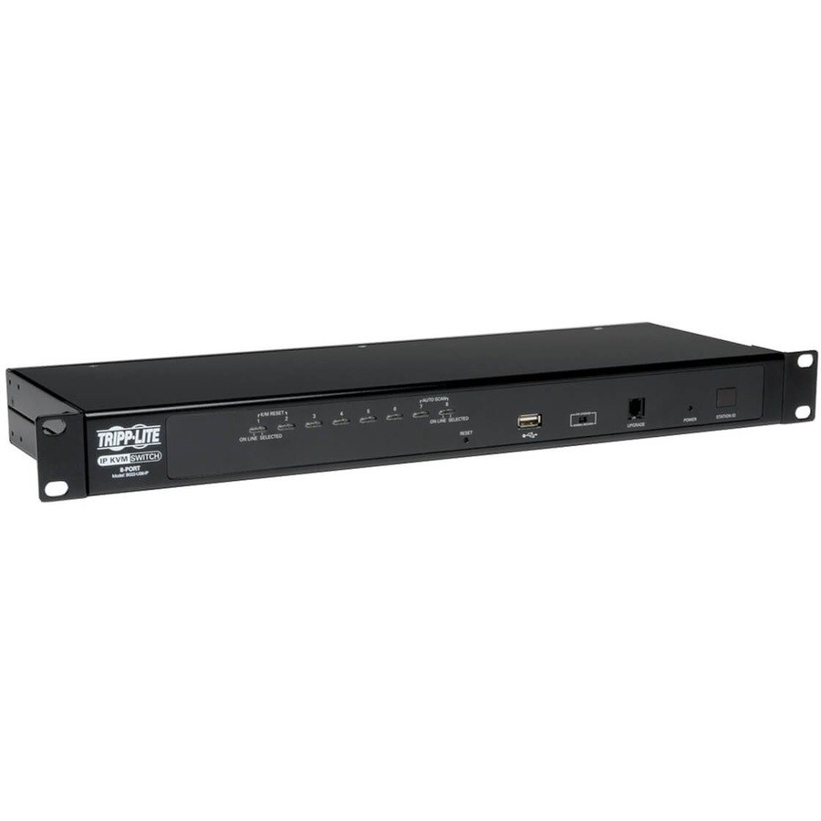 Eaton Tripp Lite Series NetDirector 8-Port 1U Rack-Mount IP KVM Switch, TAA