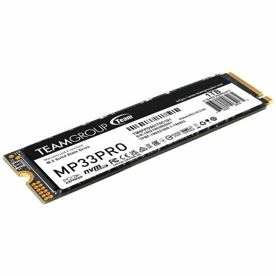 Teamgroup MP33 Pro M.2 2280 1TB Pcie 3.0 X4 With Nvme 1.3 3D Nand Internal Soli