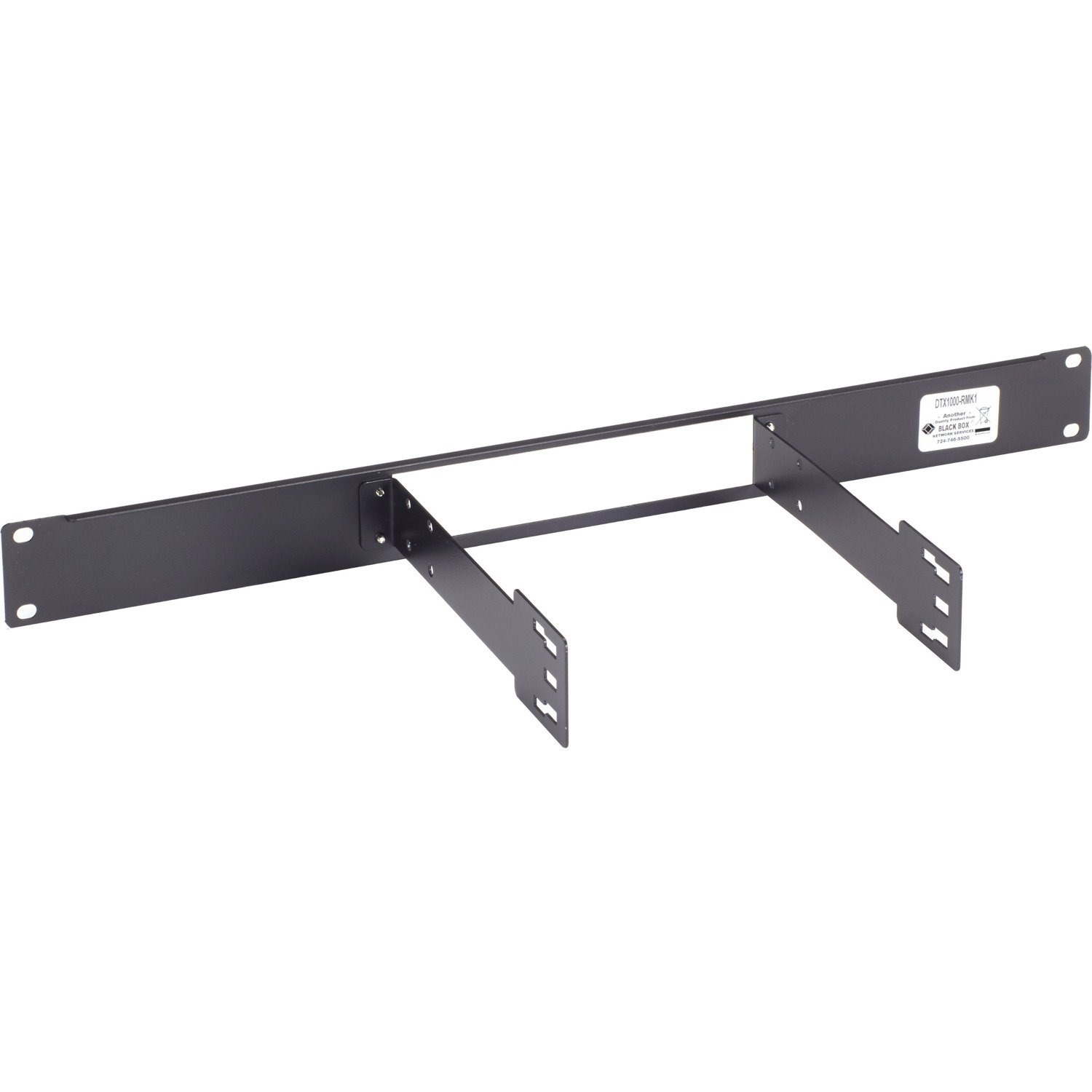 Black Box Mounting Bracket for Network Switch - Black - TAA Compliant