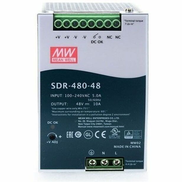 Mean Well SDR-480 9170-PS-240 240W Power Supply
