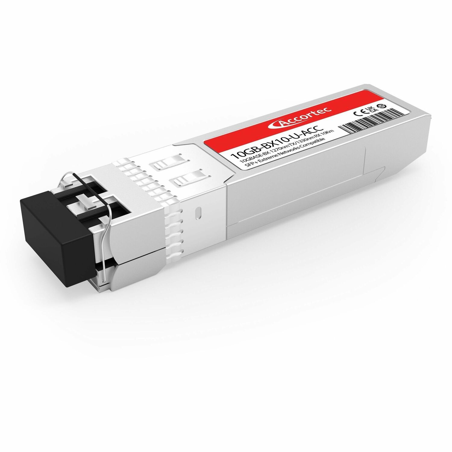 Accortec10GBASE-BX 1270nm TX/1330nm RX 10Km SFP+ Extreme Networks Compatible