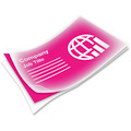 Fellowes Glossy Pouches - Business Card, 10 mil, 100 pack