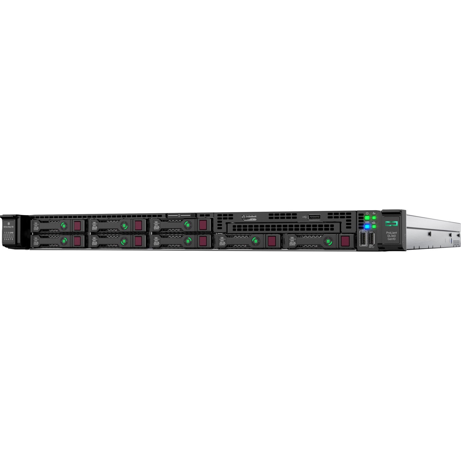 HPE ProLiant DL360 G10 1U Rack Server - 1 x Intel Xeon Gold 6234 3.30 GHz - 32 GB RAM - Serial ATA, 12Gb/s SAS Controller