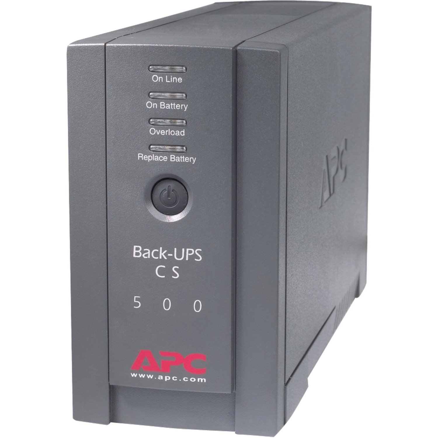 APC Back-UPS, 500VA, Tower, 120V, 6 NEMA 5-15R Outlets , User Replaceable Battery