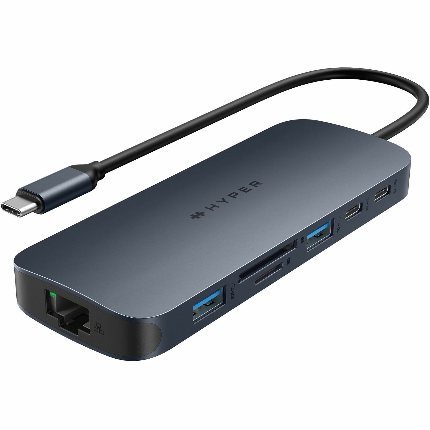 Targus HyperDrive HD4006GL USB Type C Docking Station - Memory Card Reader - SD - Midnight Blue