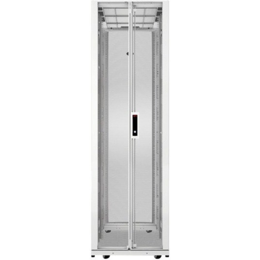 APC by Schneider Electric NetShelter SX AR3300W 42U Rack Cabinet for Server - 482.60 mm Rack Width x 1048 mm Rack Depth - White - TAA Compliant
