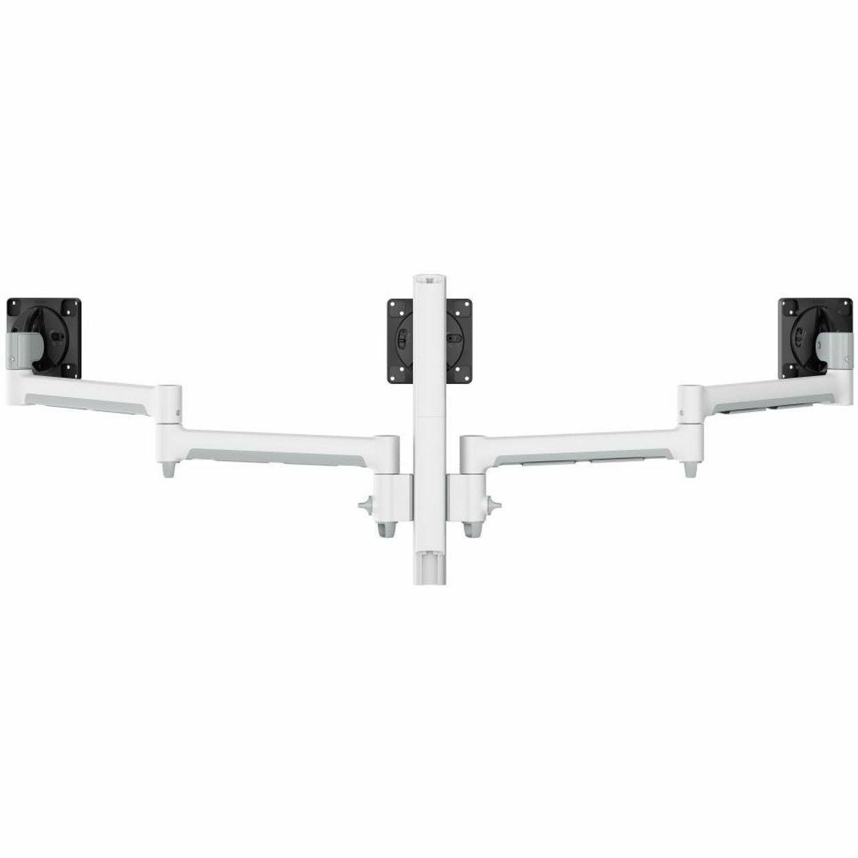 Atdec AWMS-3-13714 Desk Mount for Monitor, Curved Screen Display - White - Landscape/Portrait