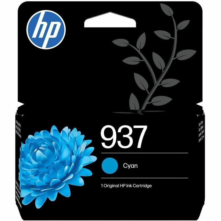 HP 937 Original Standard Yield Inkjet Ink Cartridge - Cyan - 1 Pack