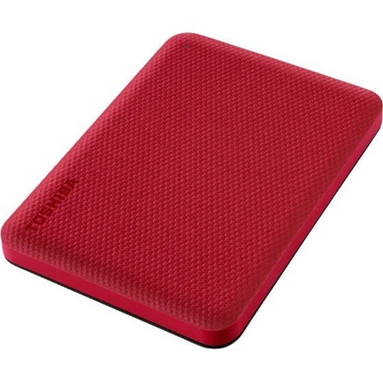 Toshiba Canvio Advance HDTCA40ER3CA 4 TB Portable Hard Drive - 2.5" External - Red