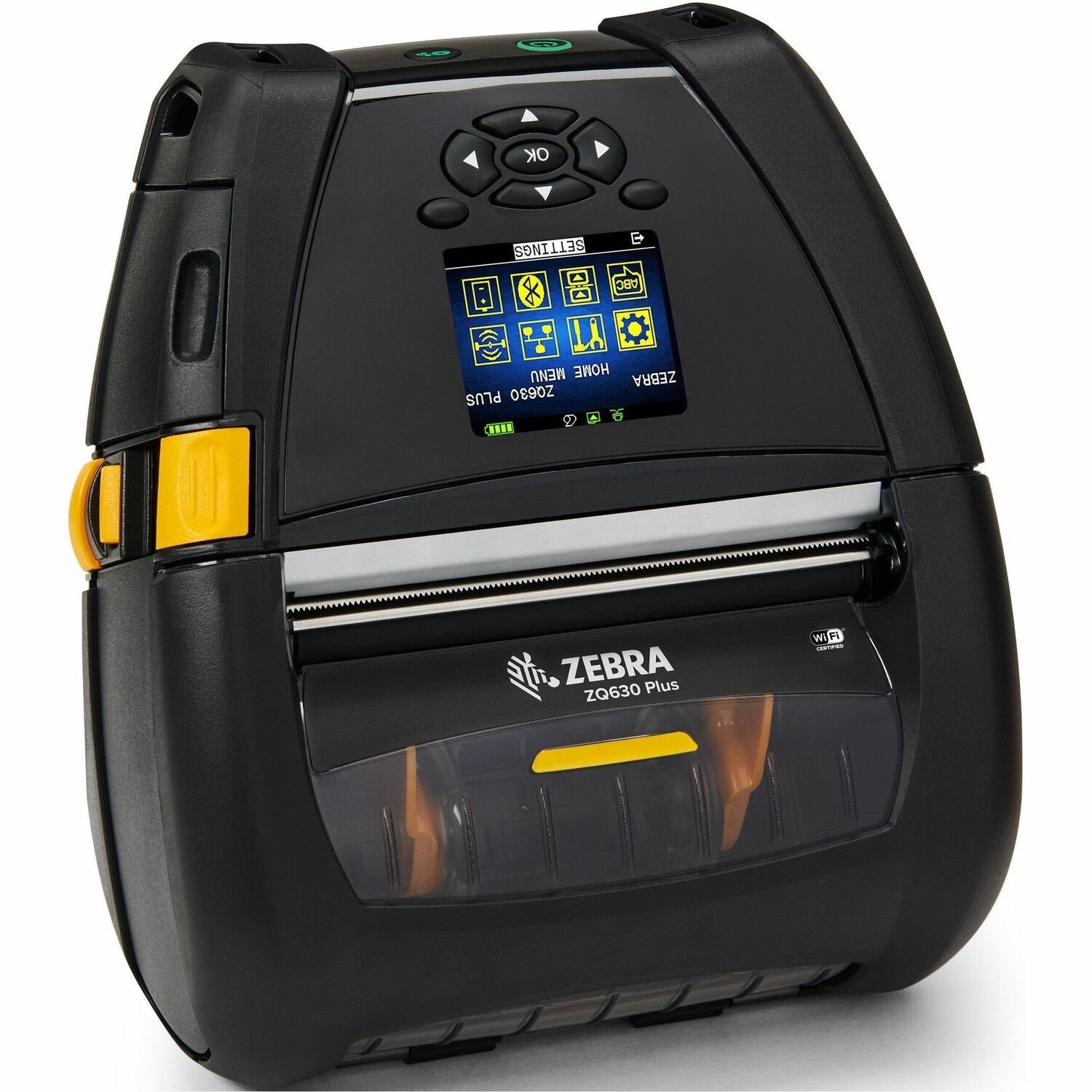 Zebra ZQ630 Plus Mobile, Warehouse, Transportation & Logistic Direct Thermal Printer - Monochrome - Label Print - Fast Ethernet - USB - USB Host - Bluetooth - Wireless LAN - Near Field Communication (NFC) - RFID - Battery Included