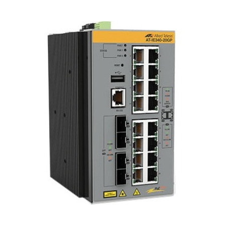 Allied Telesis IE340 IE340-20GP 16 Ports Manageable Layer 3 Switch