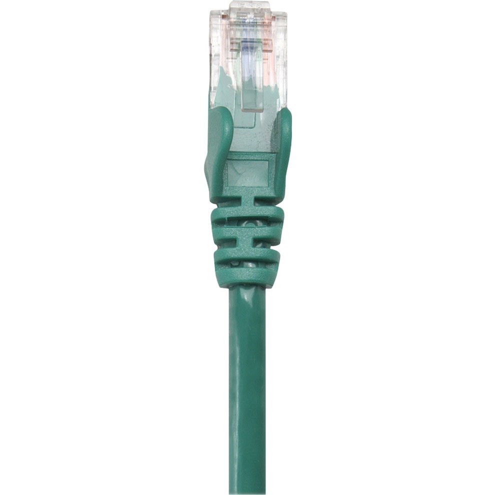 Intellinet Network Patch Cable, Cat5e, 2m, Green, CCA, U/UTP, PVC, RJ45, Gold Plated Contacts, Snagless, Booted, Lifetime Warranty, Polybag