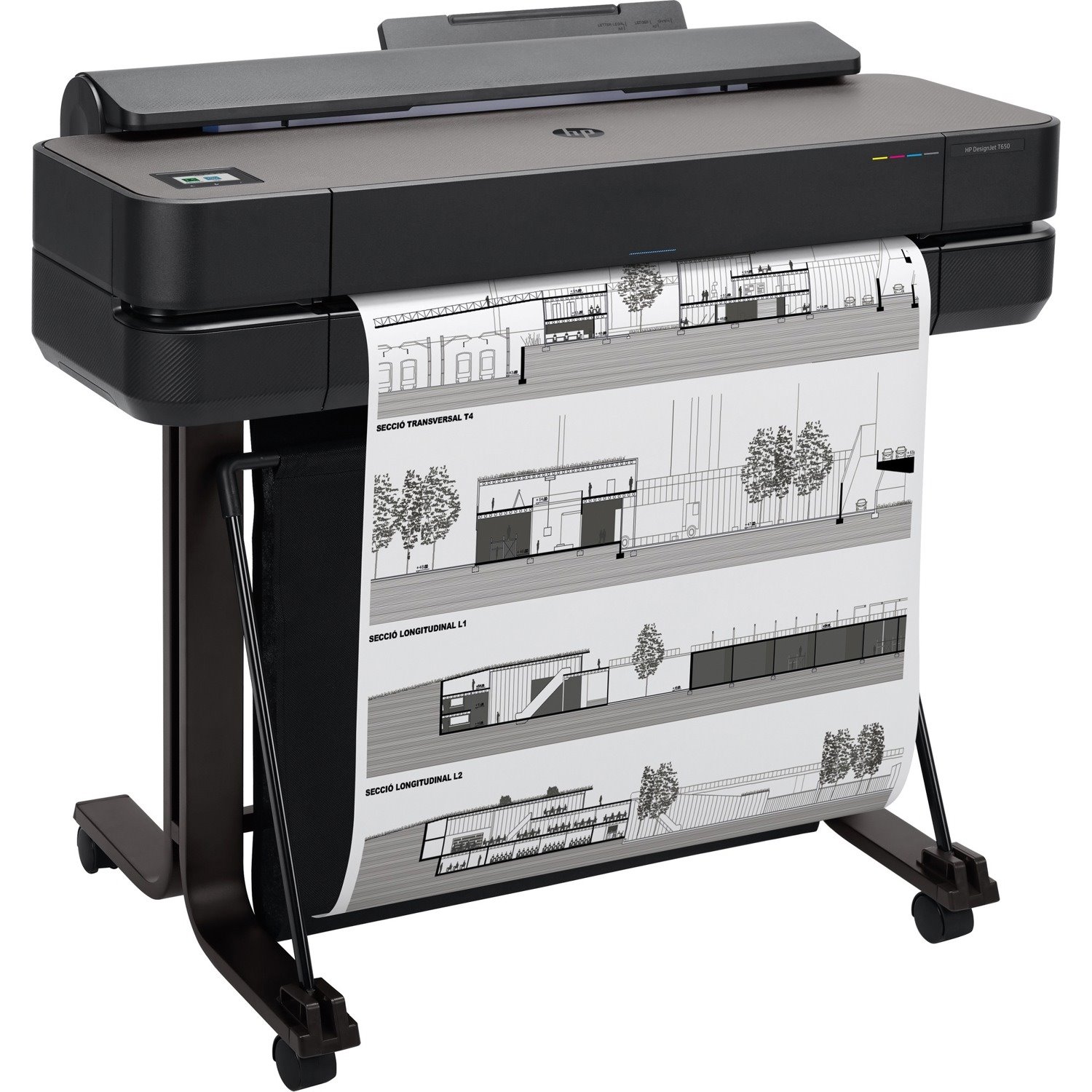 HP Designjet T650 Inkjet Large Format Printer - 610 mm (24.02") Print Width - Colour