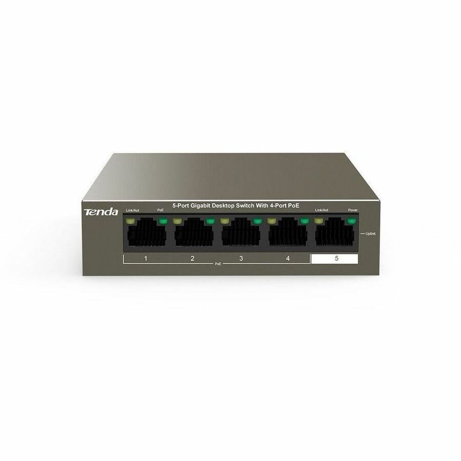 Tenda G1105P-4-63W 5-Port Gigabit Desktop Switch with 4-Port PoE