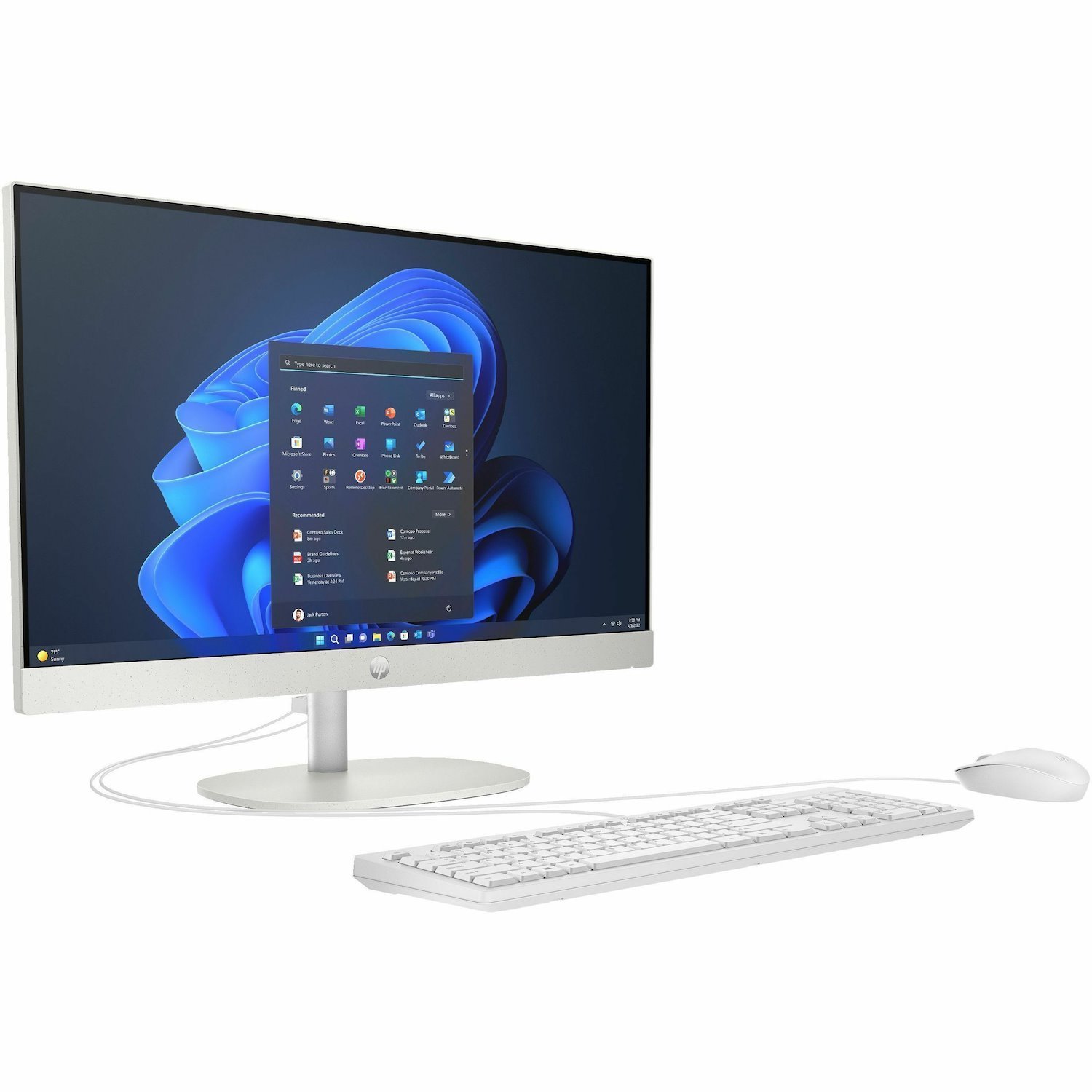 HP ProOne 240 G10 All-in-One Computer - Intel Core i7 13th Gen i7-1355U - 16 GB - 512 GB SSD - 23.8" Full HD - Desktop - Iron Grey