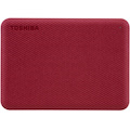 Dynabook Canvio Advance 2 TB Portable Hard Drive - External - Red Textured