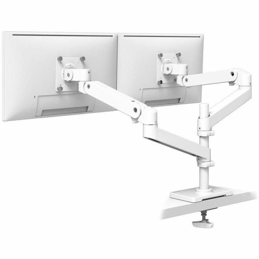Ergotron Desk Mount for Monitor, LCD Display - White