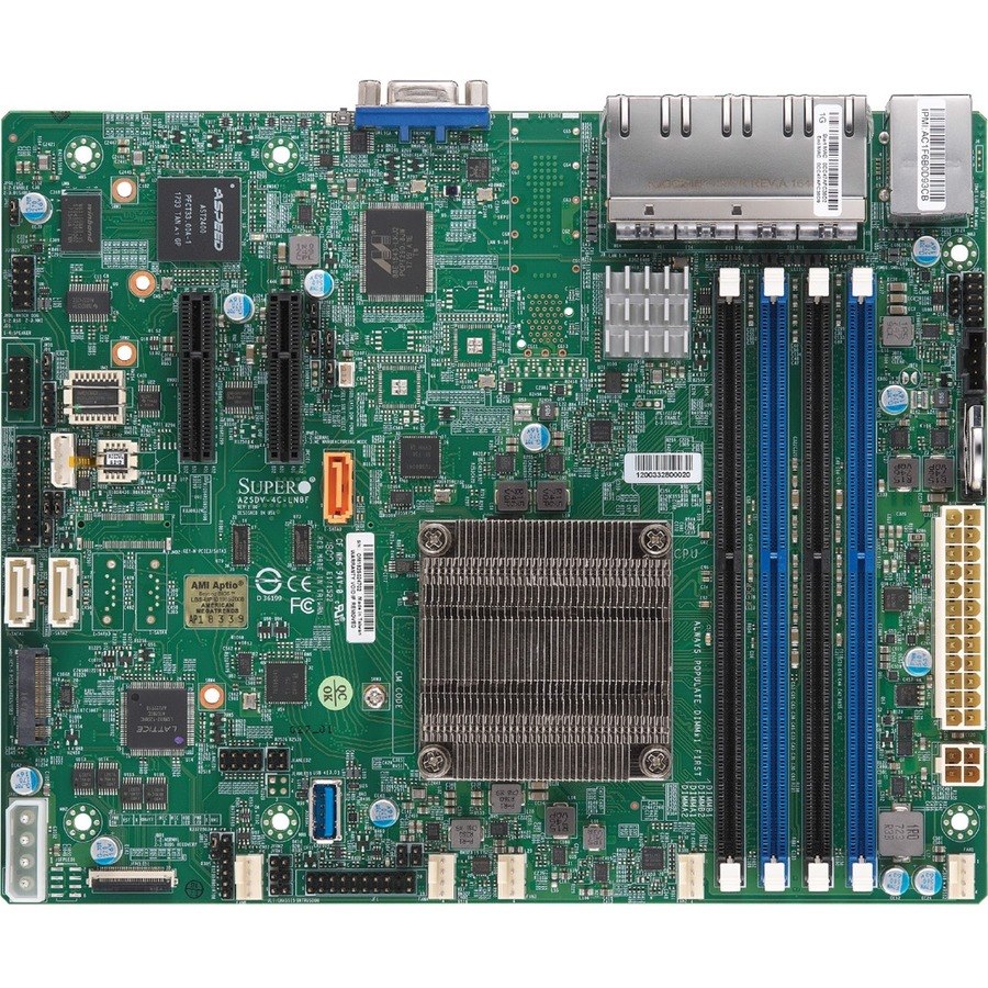Supermicro A2SDV-4C-LN8F Server Motherboard - Socket BGA-1310 - Flex ATX