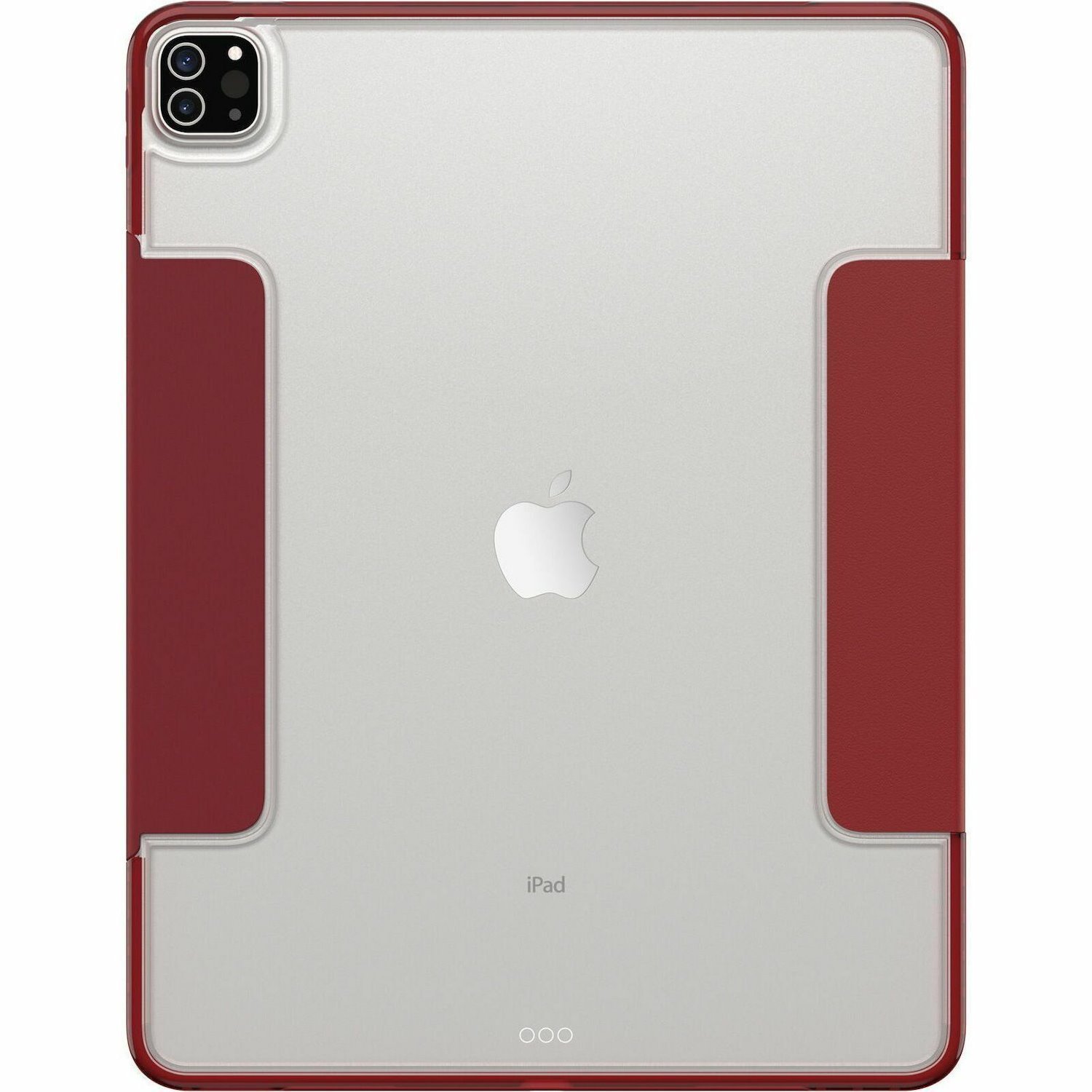 OtterBox Symmetry Series 360 Elite Carrying Case (Folio) for 12.9" Apple iPad Pro (5th Generation), iPad Pro (6th Generation) Tablet, Apple Pencil - Harvard Red (Red/Clear)