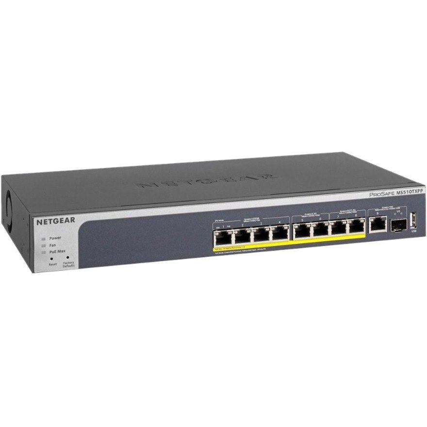 Netgear MS510TXPP 9 Ports Manageable Layer 3 Switch - 1000Base-T