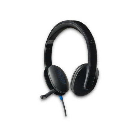 Logitech H540 Wired Over-the-head Stereo Headset - Black
