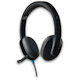 Logitech H540 Wired Over-the-head Stereo Headset - Black