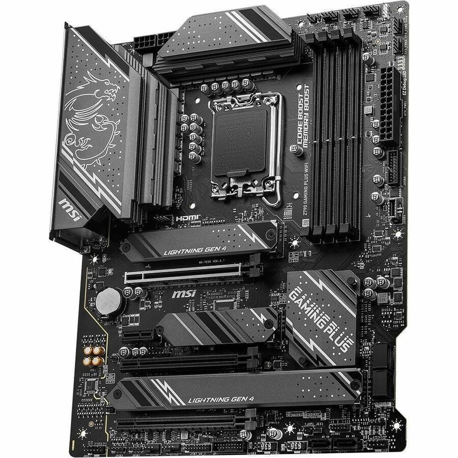 MSI Z790 GAMING PLUS WIFI Gaming Desktop Motherboard - Intel Z790 Chipset - Socket LGA-1700 - ATX