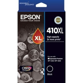 Epson Claria 410XL Original High Yield Inkjet Ink Cartridge - Black Pack