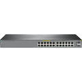 HPE OfficeConnect 1920S 1920S 24G 2SFP PPoE+ 185W 24 Ports Manageable Layer 3 Switch - Gigabit Ethernet, Fast Ethernet - 1000Base-X, 100Base-FX, 10/100/1000Base-TX