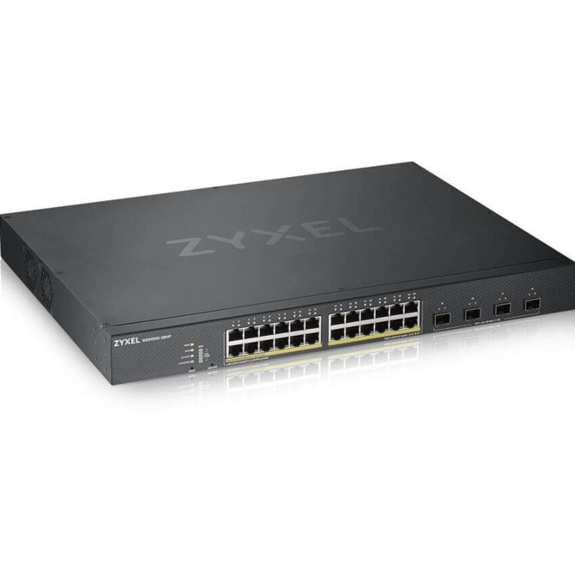 ZYXEL XGS1930 XGS1930-28HP 24 Ports Manageable Ethernet Switch - Gigabit Ethernet, 10 Gigabit Ethernet - 10/100/1000Base-T, 10GBase-X
