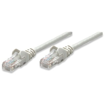 Network Patch Cable, Cat5e, 5m, Grey, CCA, U/UTP, PVC, RJ45, Gold Plated Contacts, Snagless, Booted, Lifetime Warranty, Polybag