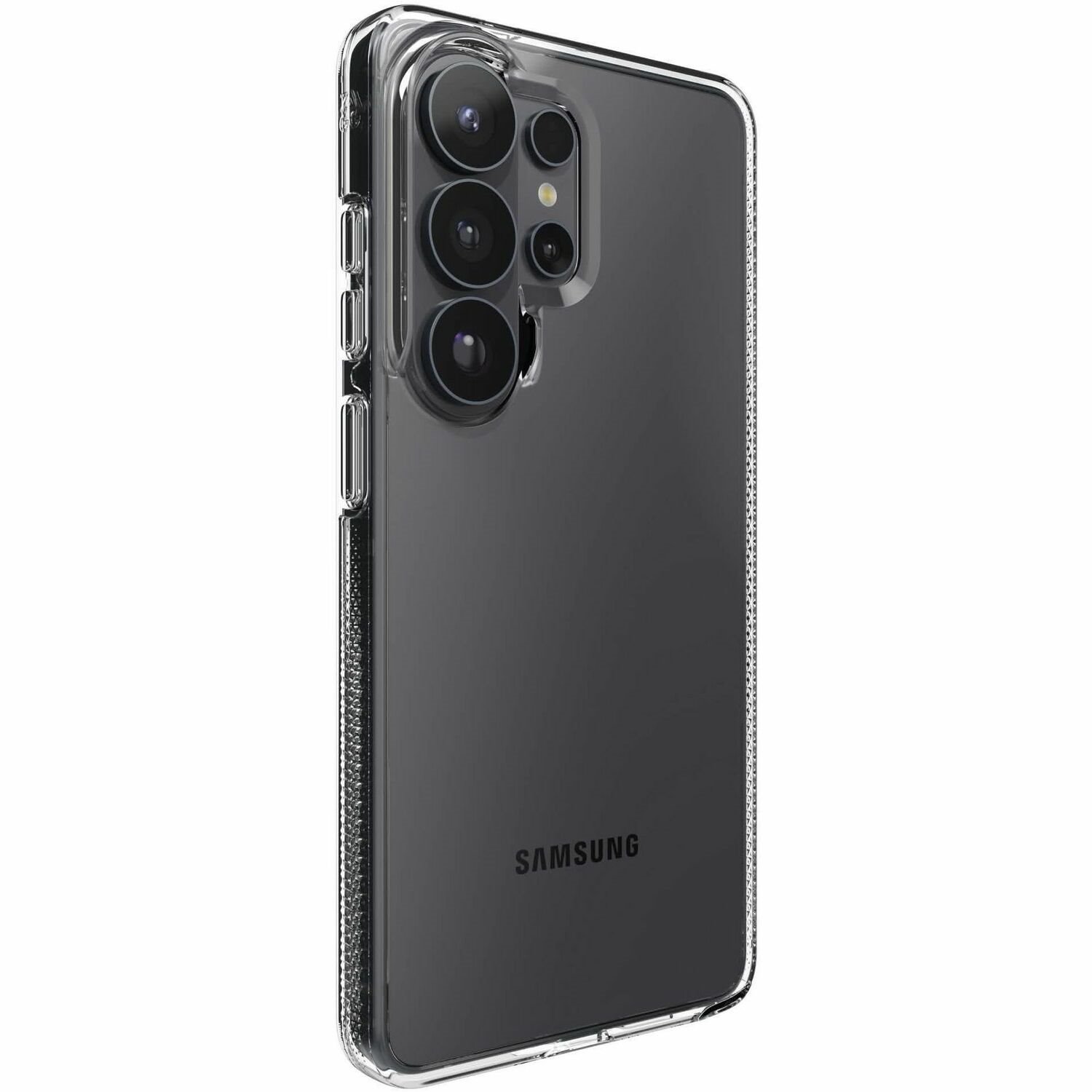 ZAGG Crystal Palace Case for Samsung Galaxy S26 Ultra Smartphone - Textured Edges,Grip - Clear