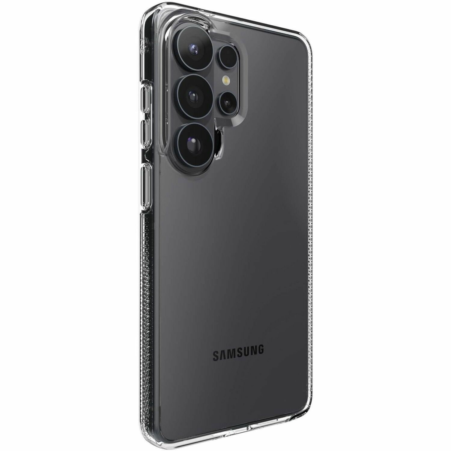 ZAGG Crystal Palace Case for Samsung Galaxy S26 Ultra Smartphone - Textured Edges,Grip - Clear